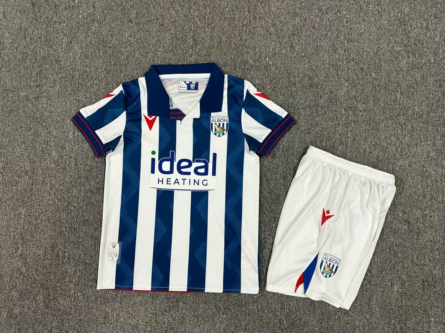 24-25 West Bromwich Home Kids Soccer Jerseys Yupoo