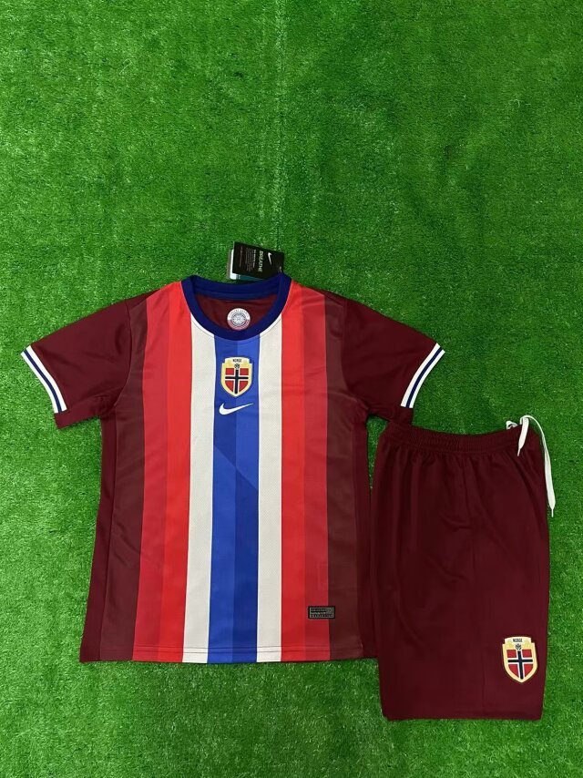 2024 Norway Home Kids Soccer Jerseys Yupoo