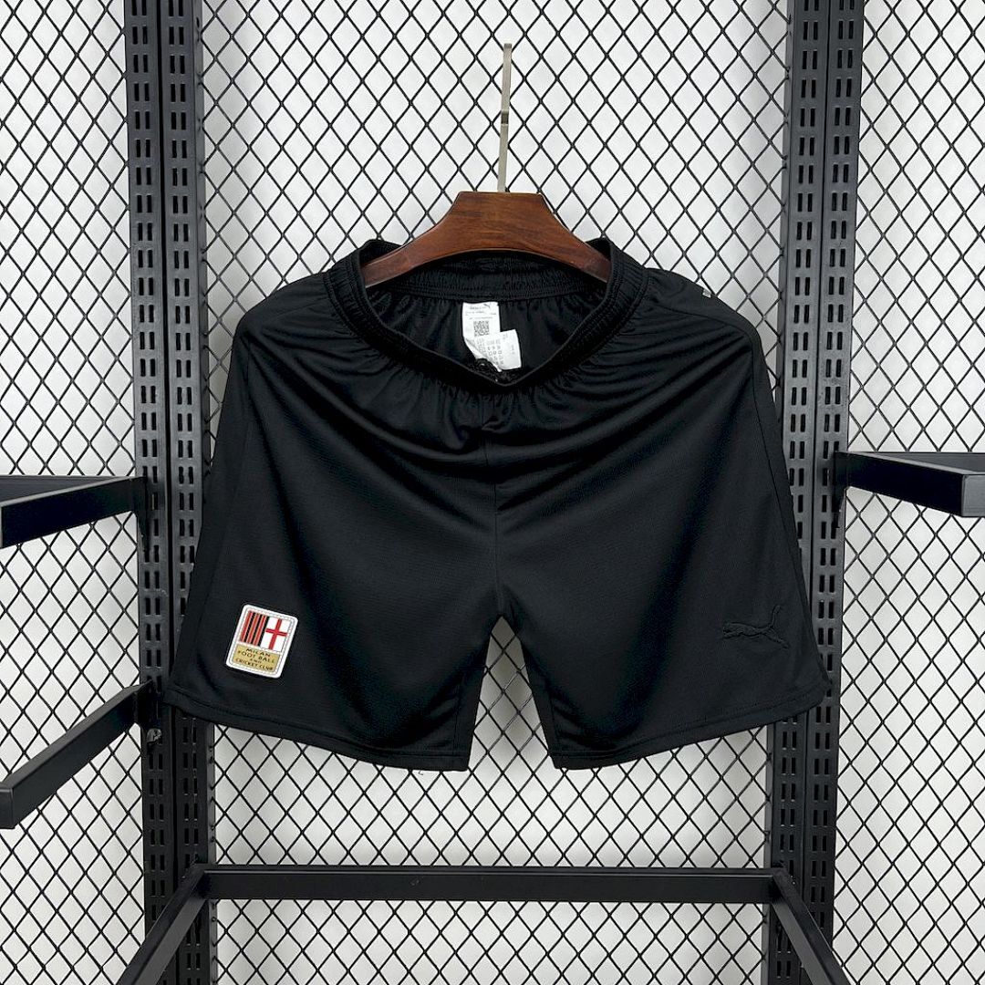 AC Milan 2024/25 125th Black goalkeeper Shorts S-XXL