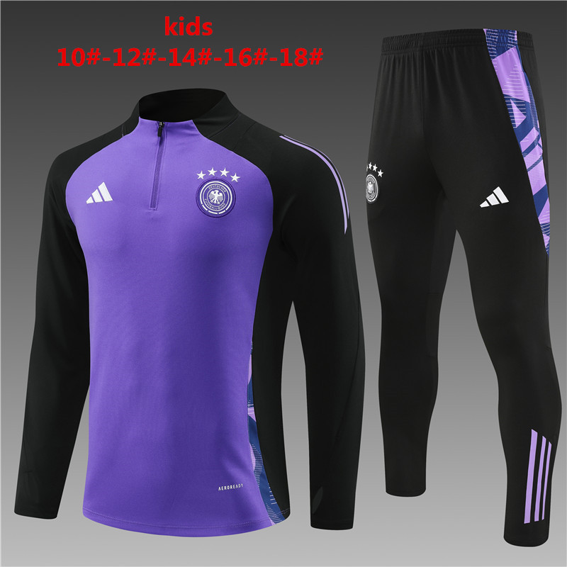 2024 Germany Kids Long Sleeve Training Suit Yupoo