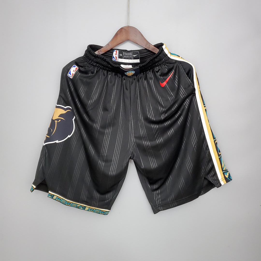 Grizzlies NBA Shorts City Edition Black S-XXL