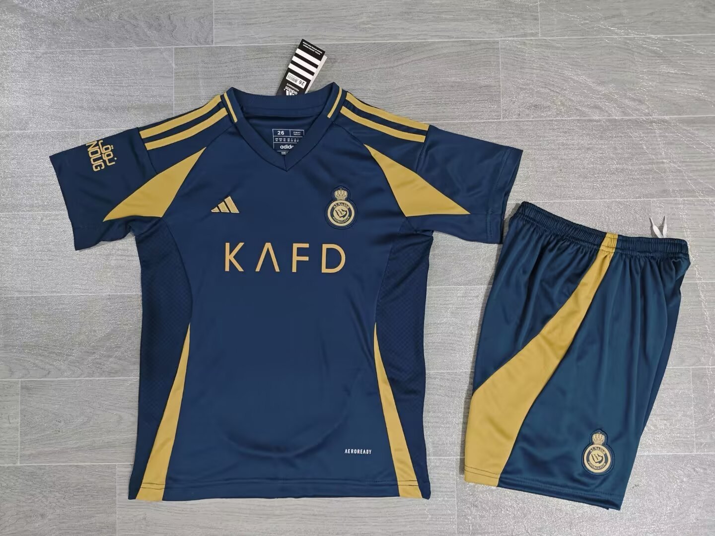 24-25 Al Nassr Away Kids Soccer Jerseys Yupoo