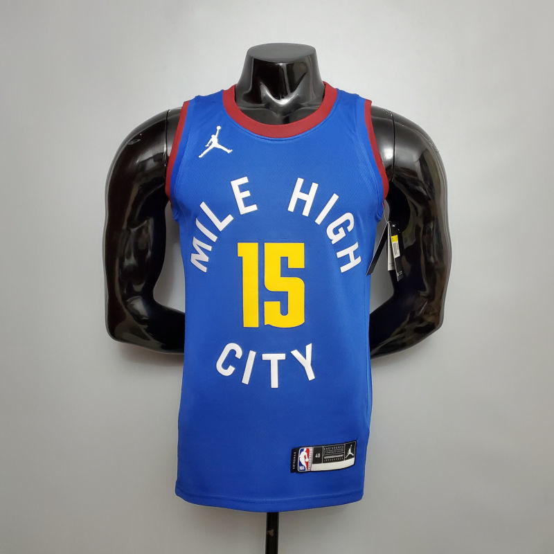 New Nuggets Jokic #15 Theme Limited City Edition Blue S-XXL