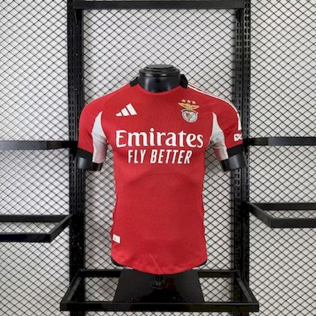 Benfica 2025/26 Home Jersey Player Version