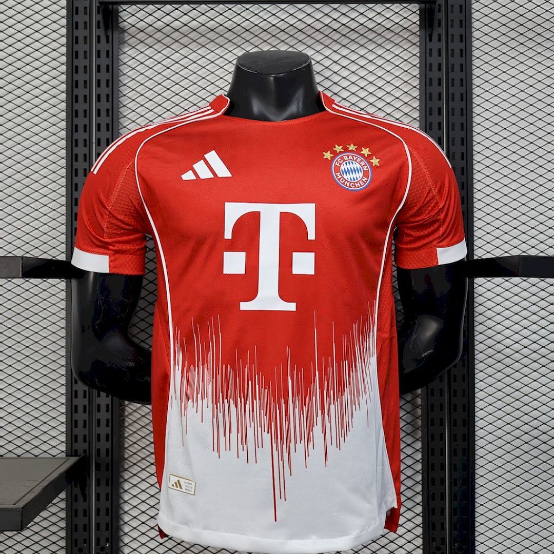 Bayern Munich 2025/26 Home Jersey Player Version
