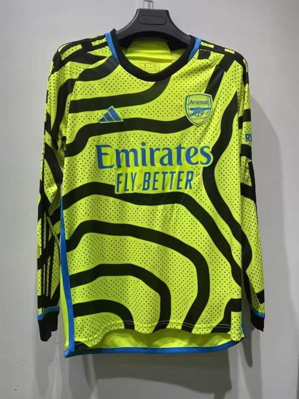 23-24 Arsenal Away Long Sleeve Soccer Jerseys Yupoo