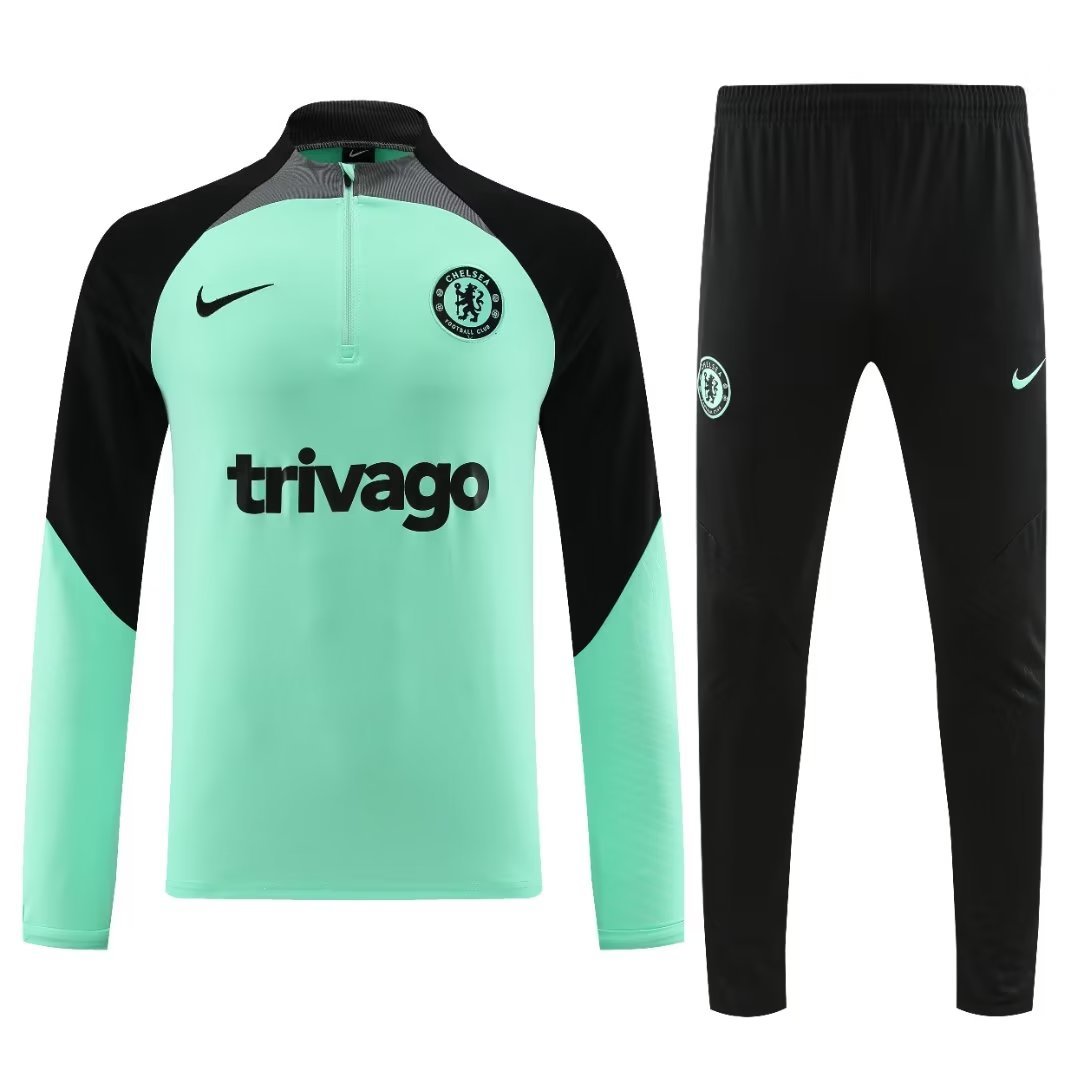 23-24 Chelsea Long Sleeve Training Suit Yupoo