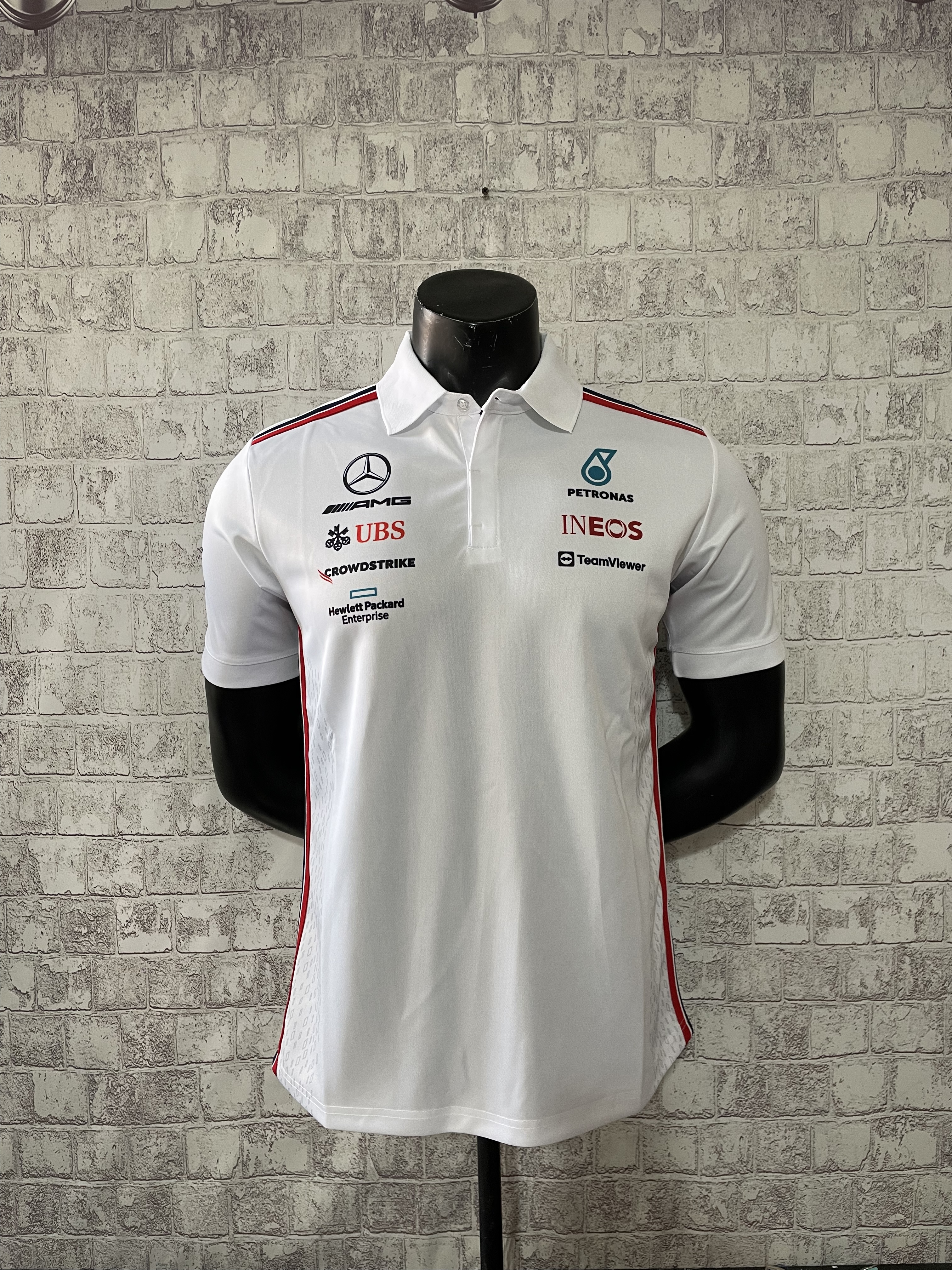 2023 F1 Mercedes White Polo