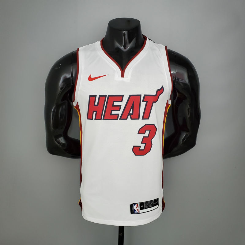 Miami Heat WADE#3 white NBA Jersey S-XXL