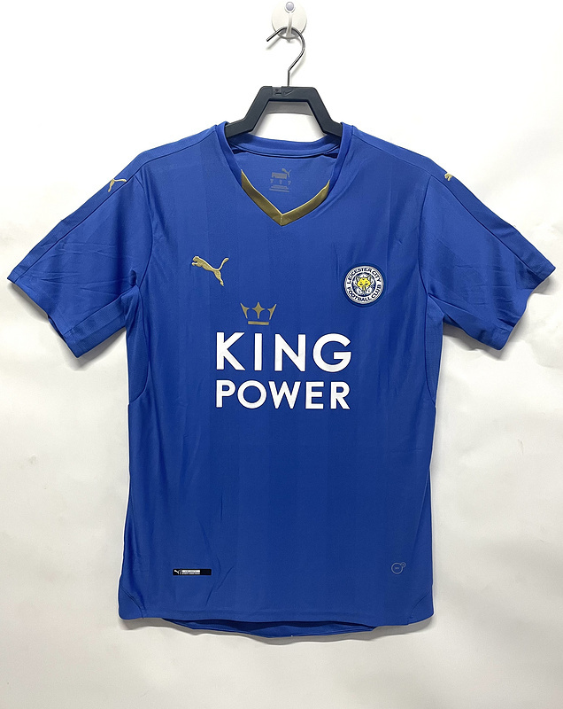 2015-16 Leicester City Home Retro Soccer Jerseys Yupoo