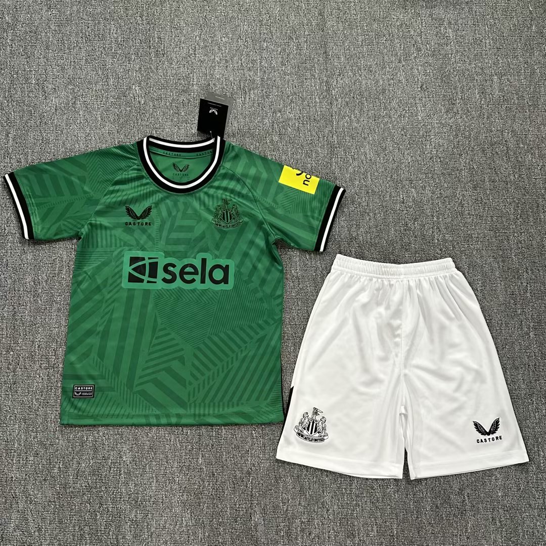 23-24 Newcastle United Away Kids Soccer Jerseys Yupoo