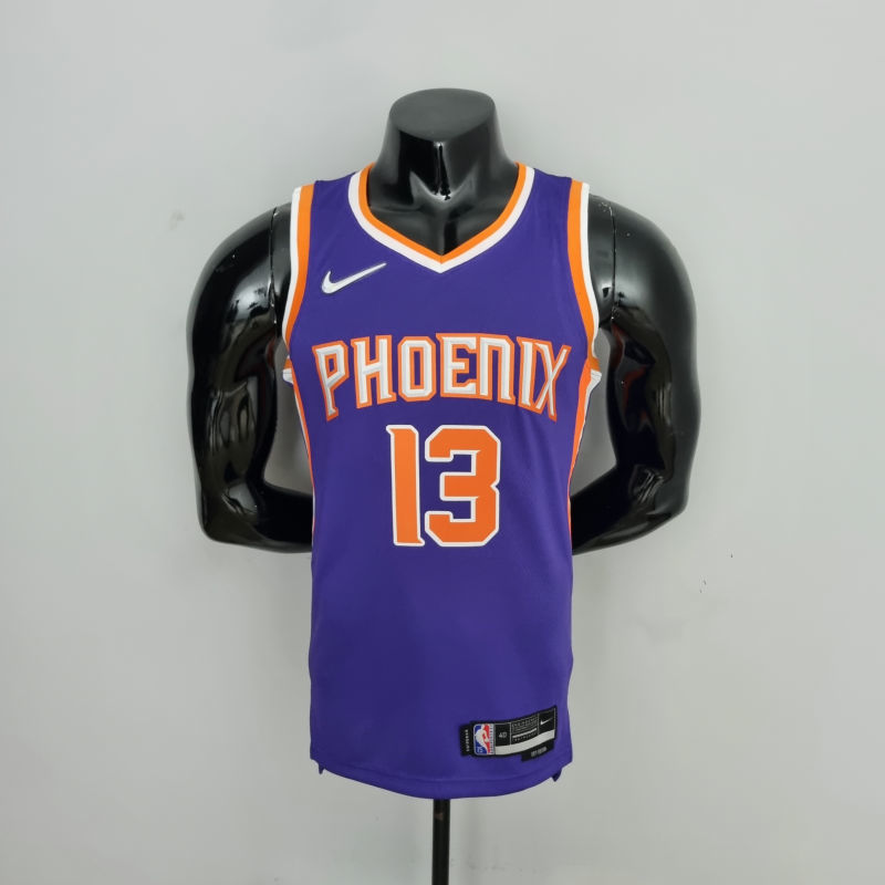 75th Anniversary Nash #13 Phoenix Suns Purple NBA Jersey S-XXL
