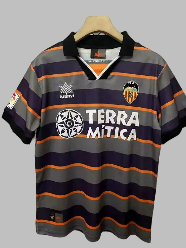 99-00 Valencia Away Retro Cheap Soccer Jerseys Yupoo