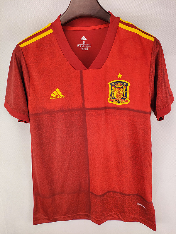2020 Spain Home Retro Soccer Jerseys Yupoo