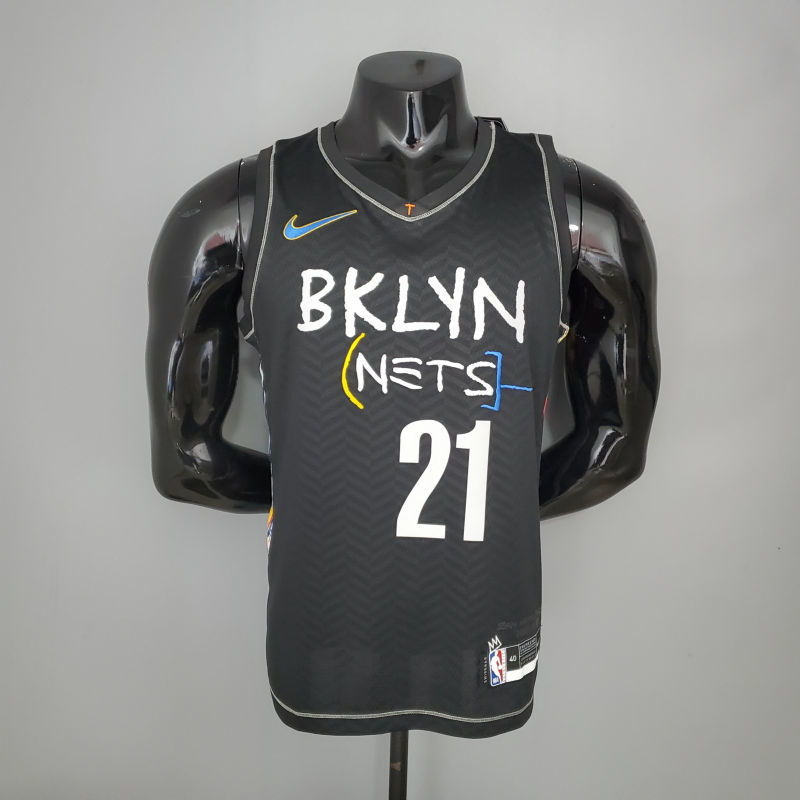 New Brooklyn Nets ALDRIDGE#21 City Edition Black S-XXL