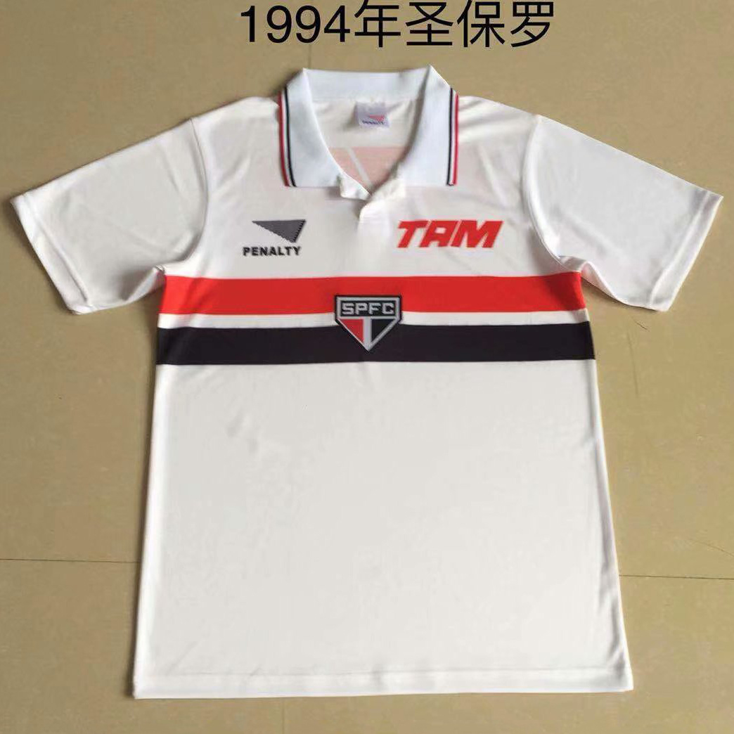 93-94 Sao Paulo Home Soccer jersey  yupoo