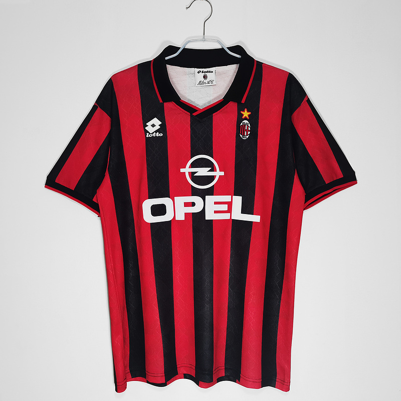 1995-96 AC Milan Home Retro Soccer Jerseys Yupoo