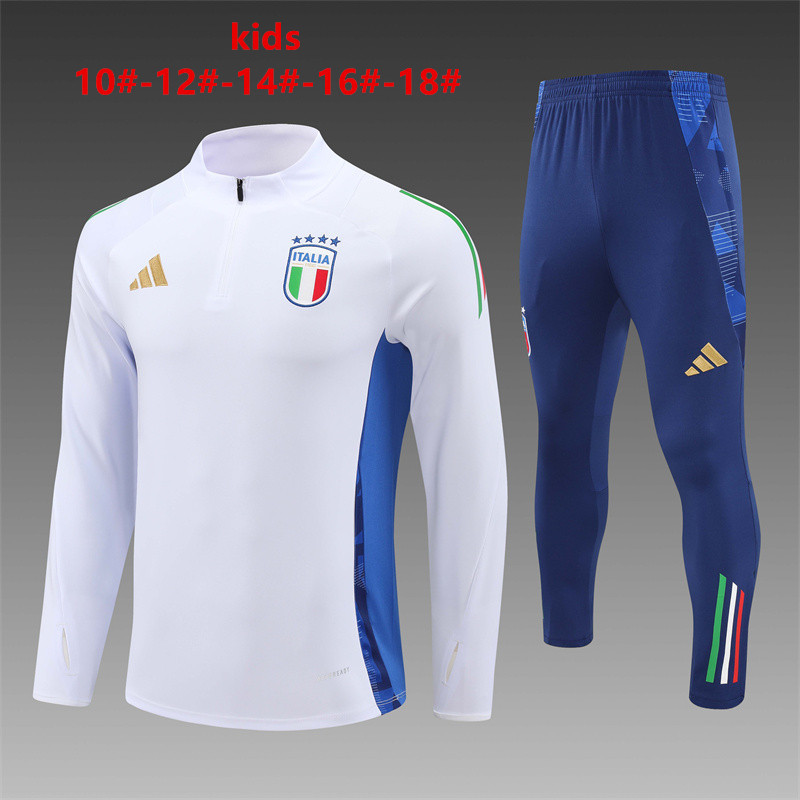 2024 Italy Kids Long Sleeve Training Suit Yupoo