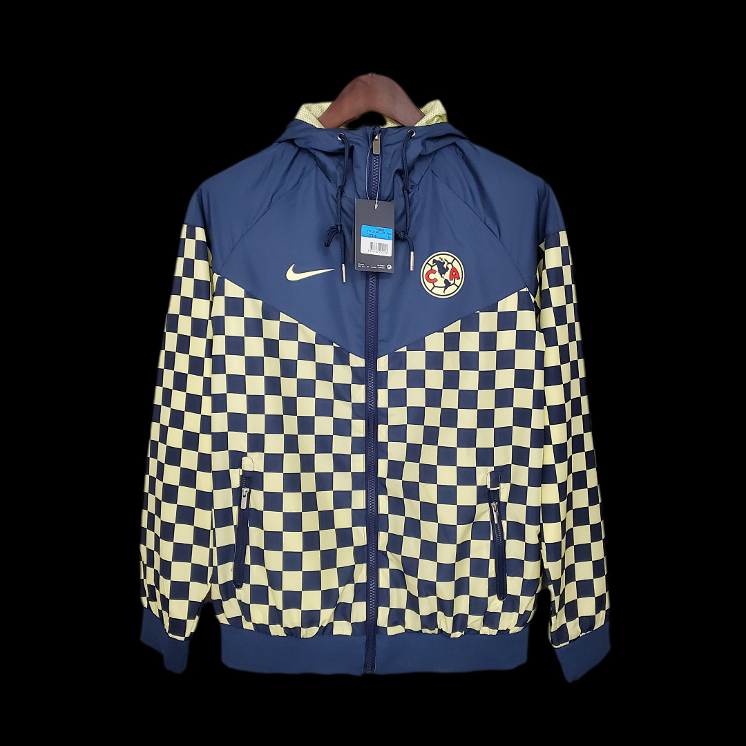 2021 Windbreaker Americas Yellow and Blue Plaid S-XXL