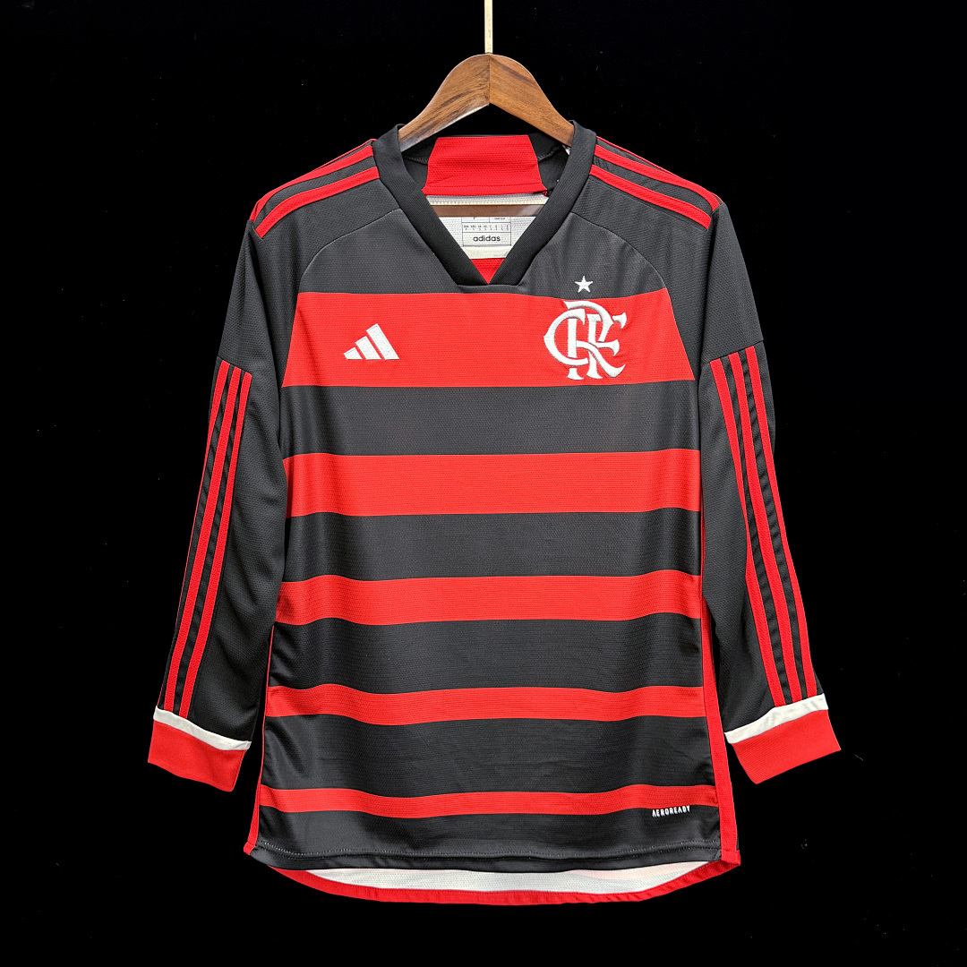 Long Sleeve 24/25 Flamengo home S-XXXXL