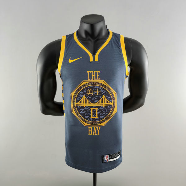 2018 PAYTON II#0 Golden State Warriors Grey NBA Jersey S-XXL