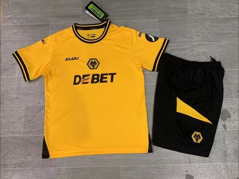 24-25 Wolve Home Kids Soccer Jerseys Yupoo