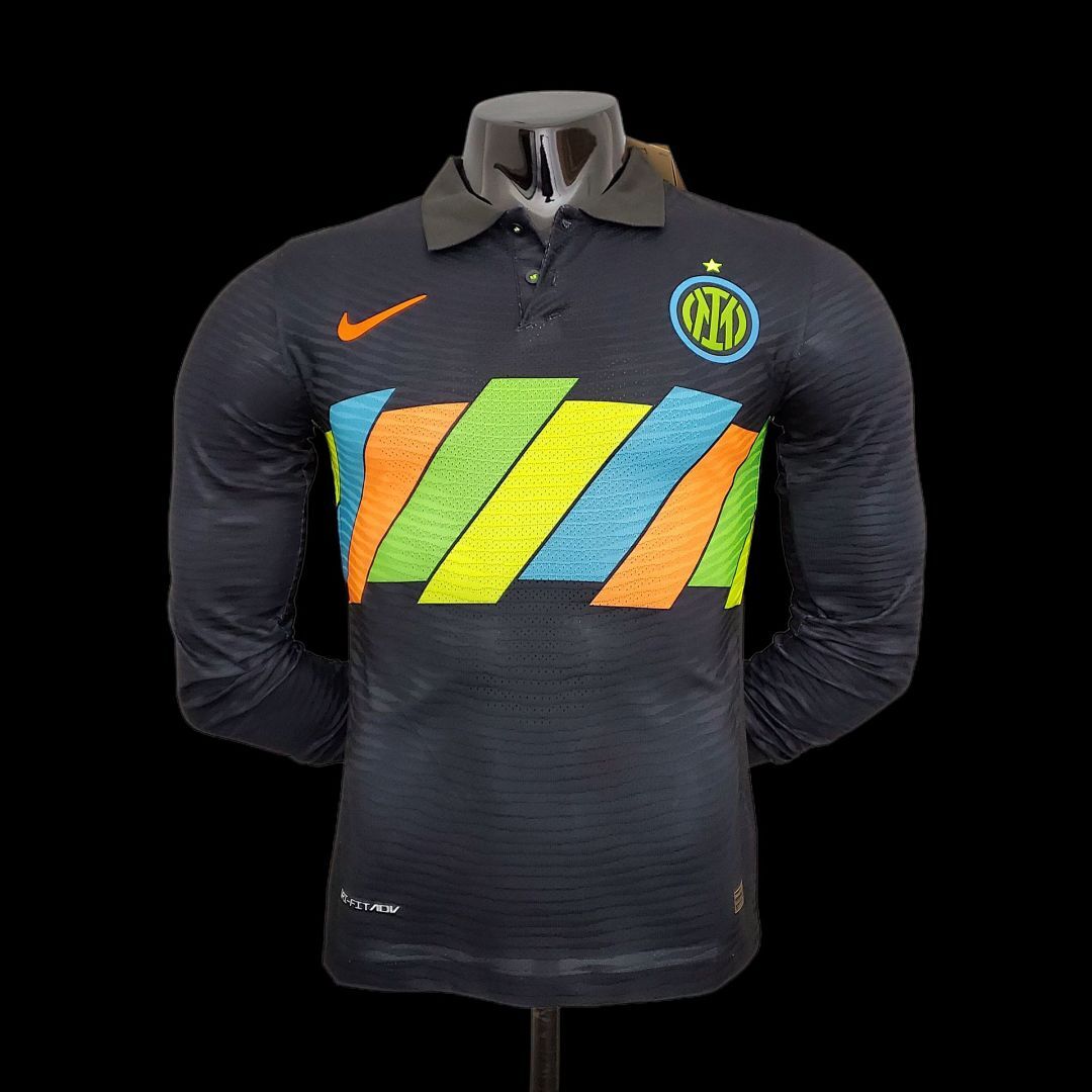 21/22 player version long sleeve Inter Milan third away S-XXL