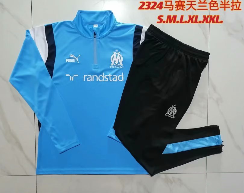 23-24 Marseille Long Sleeve Training Suit Yupoo