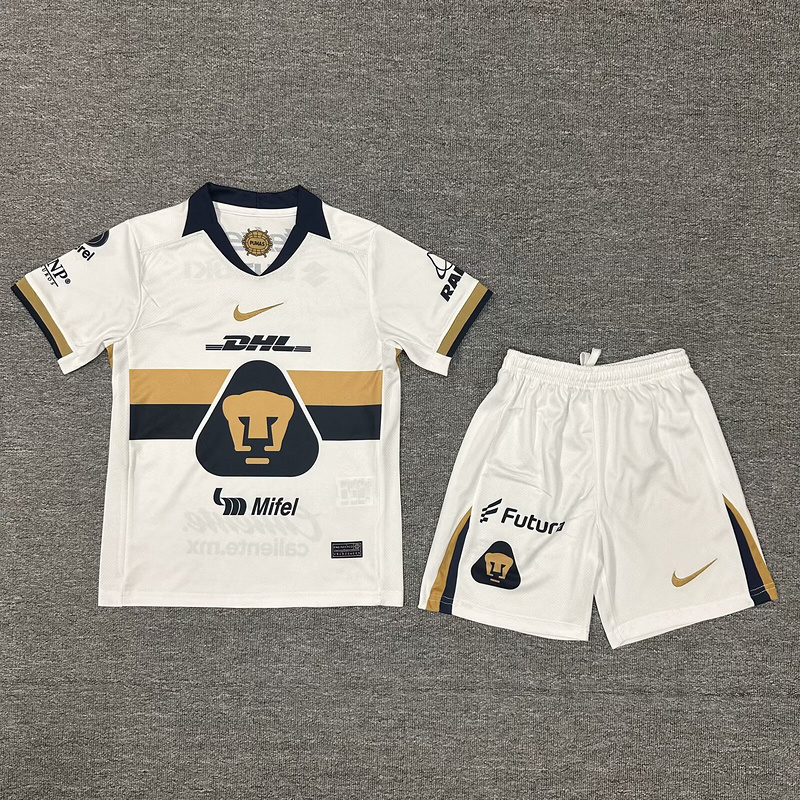 25-26 Pumas Home Kids Cheap Soccer Jerseys Yupoo