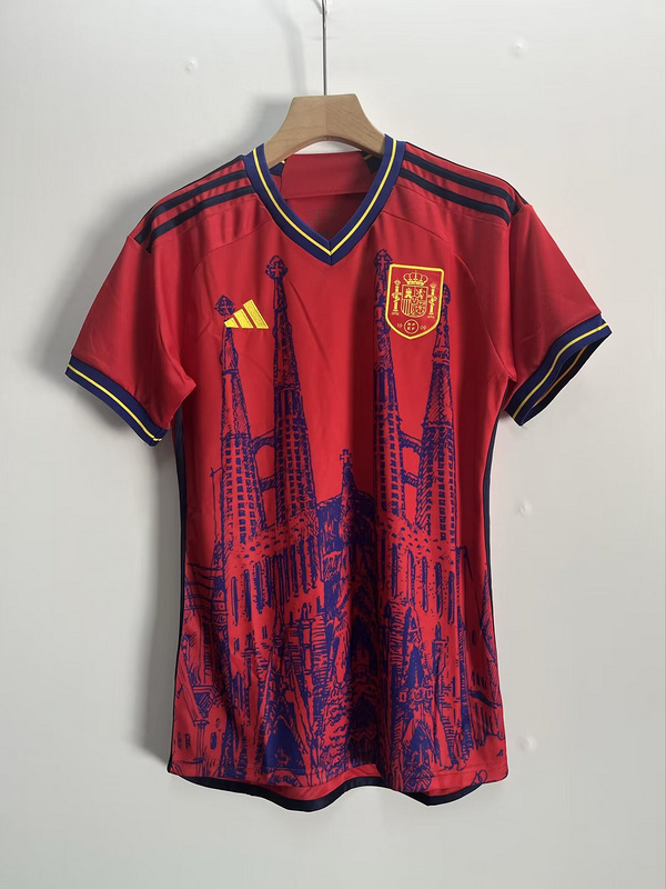 2024 Spain Red Soccer Jerseys Yupoo