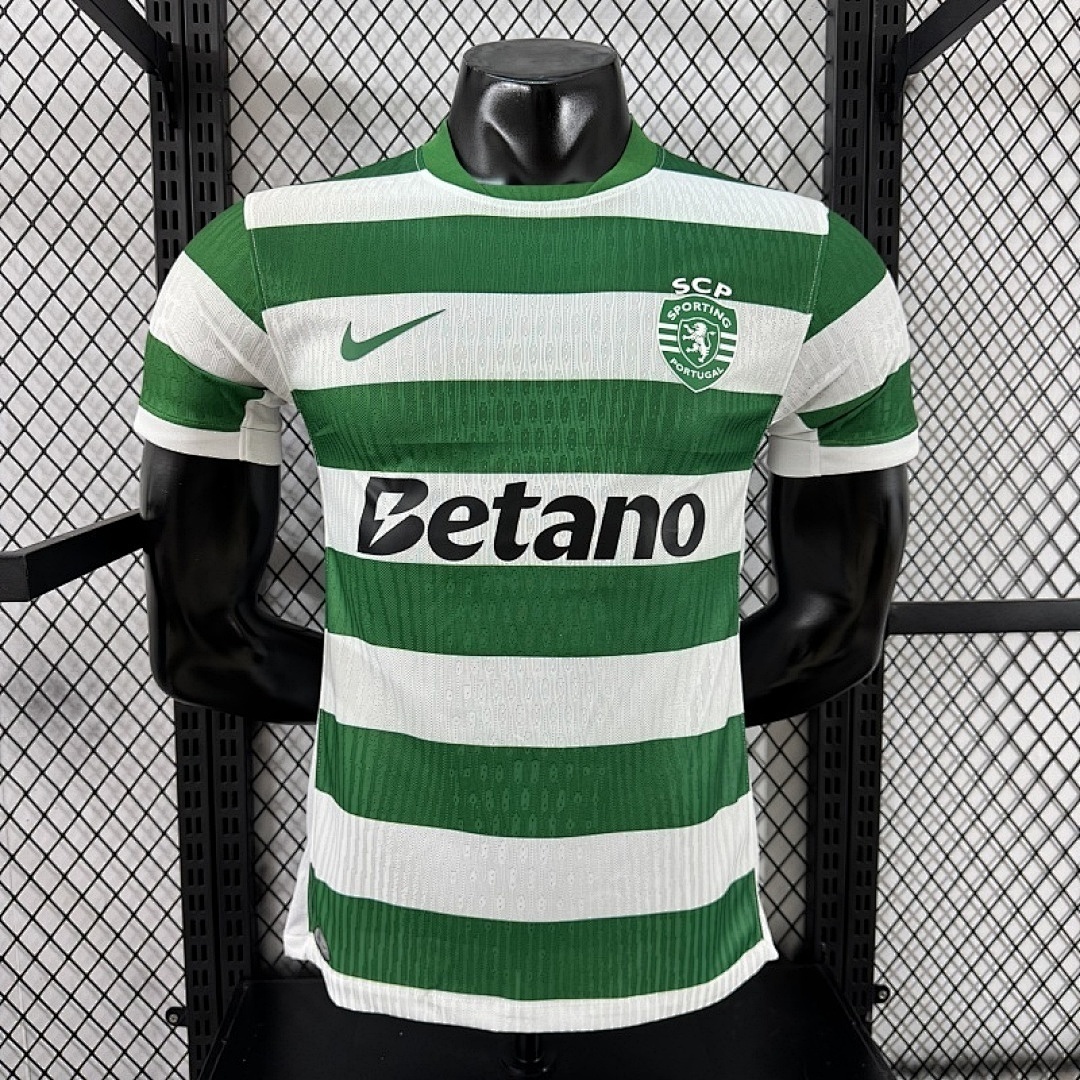 25-26 Sporting Lisbon Home Player Version Cheap Soccer Jerseys Yupoo