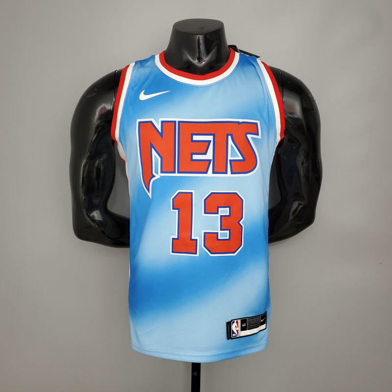 New Nets Harden #13 Retro Limited Edition Blue S-XXL