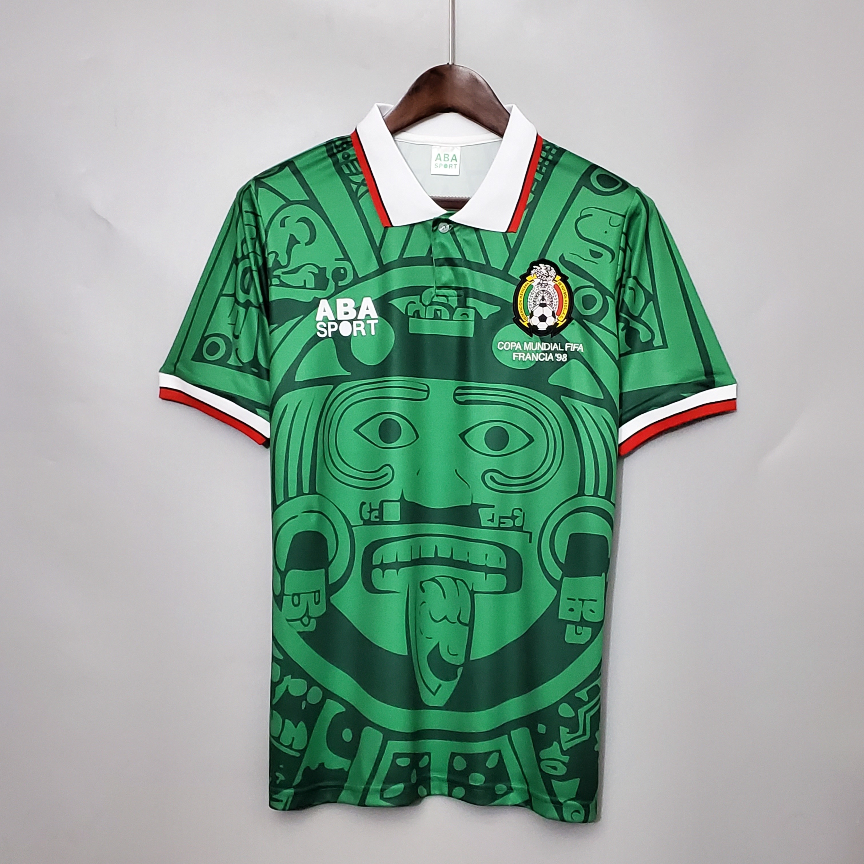 1998 Mexico Home Retro Soccer Jerseys Yupoo