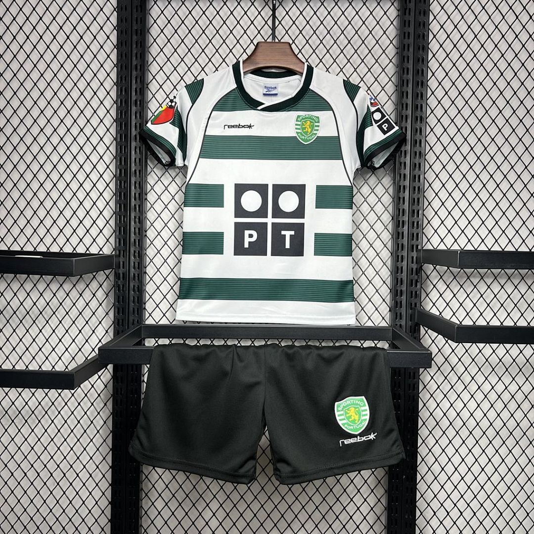 Sporting CP 2001/03 Home Retro Kids Kit