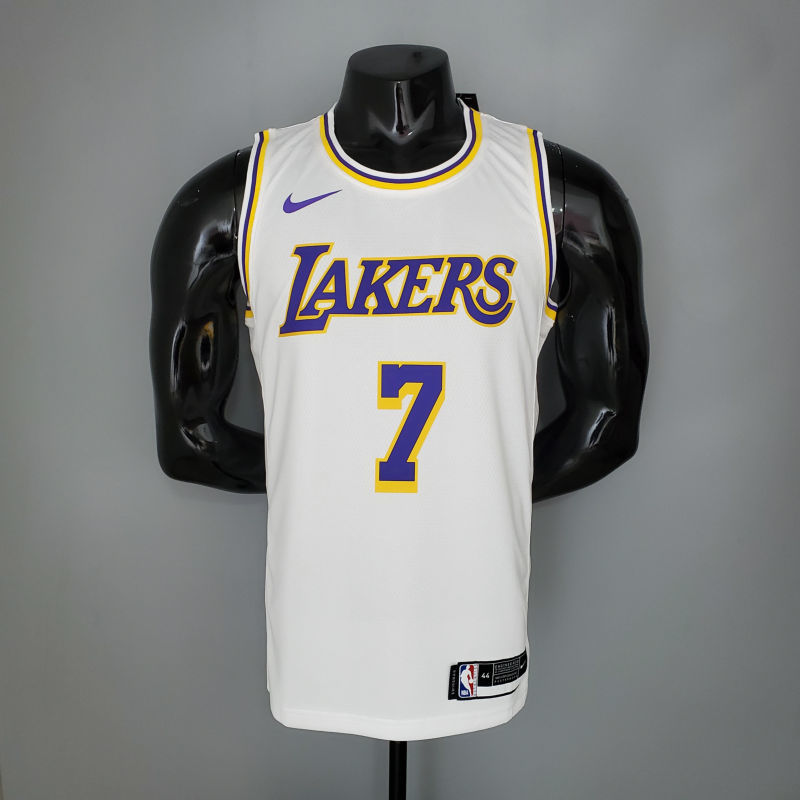 ANTHONY#7  Lakers white NBA jersey Size S-XXL