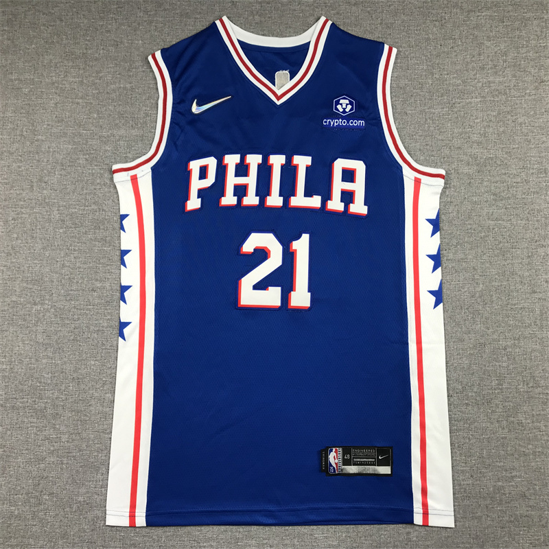 76ers #21 Embroidery