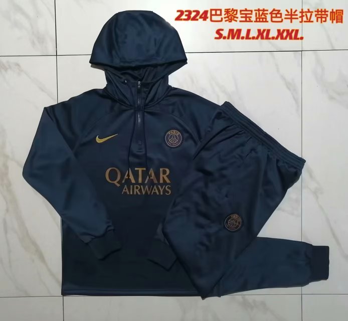 23-24 Paris Hoodie Long Sleeve Training Suit Yupoo