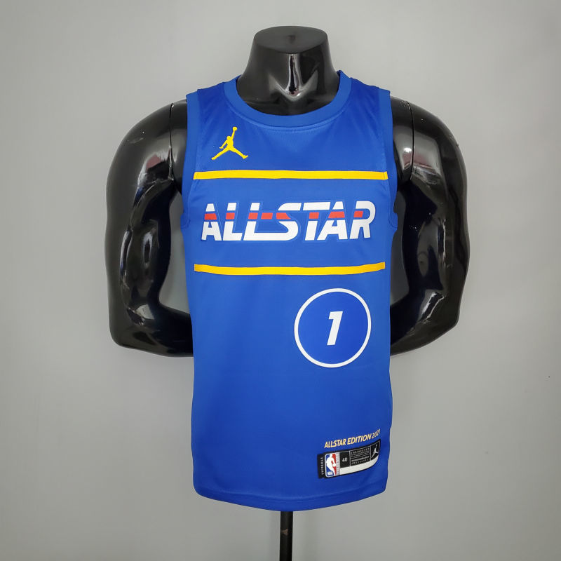 2021 WILLIAMSON#1 All-Star Blue NBA Jersey S-XXL