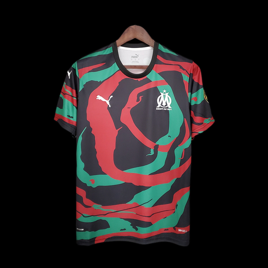 21-22 Olympique Marseille "OM Africa" Special Edition red black green S-2XL