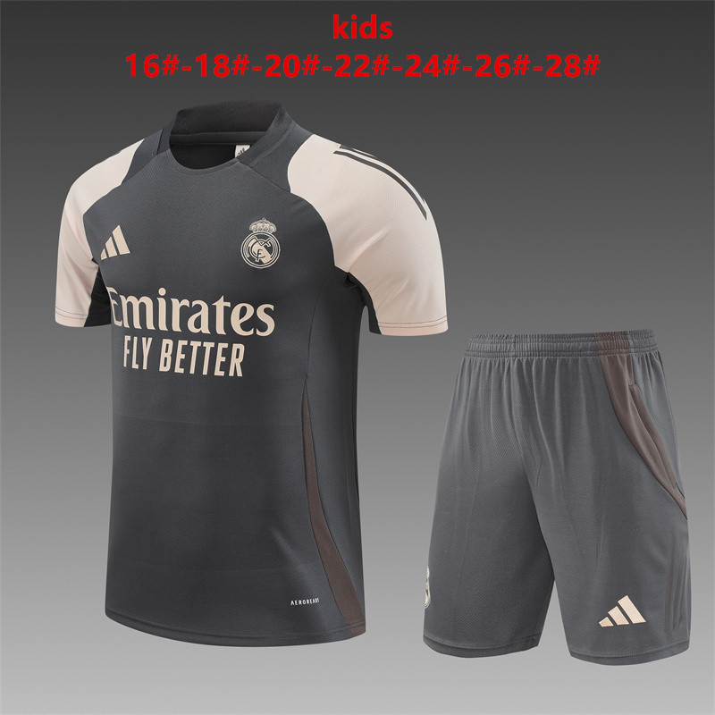 24-25 Real Madrid Kids Training Soccer Jerseys Yupoo