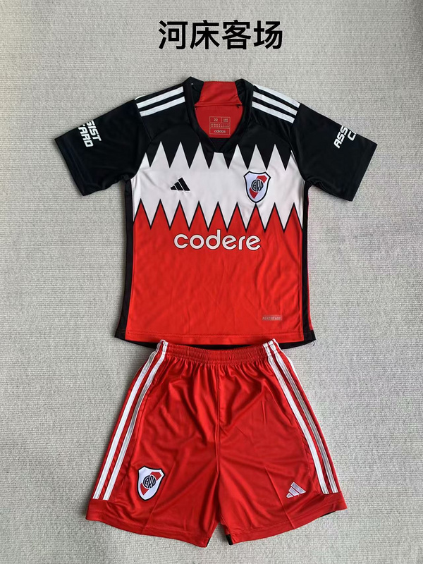 23-24 River Plate Away Kids Soccer Jerseys Yupoo