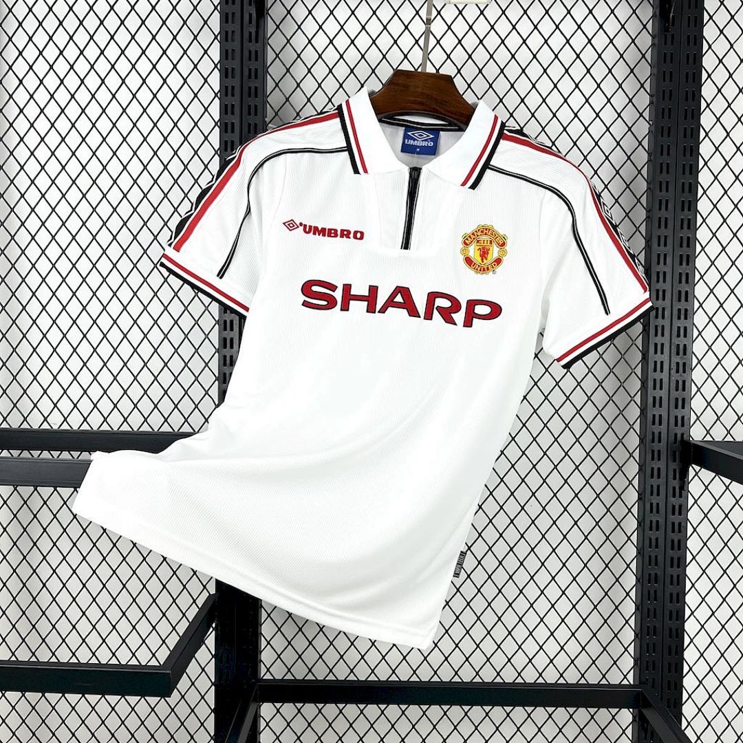 Manchester United 1998/99 White Retro Jersey