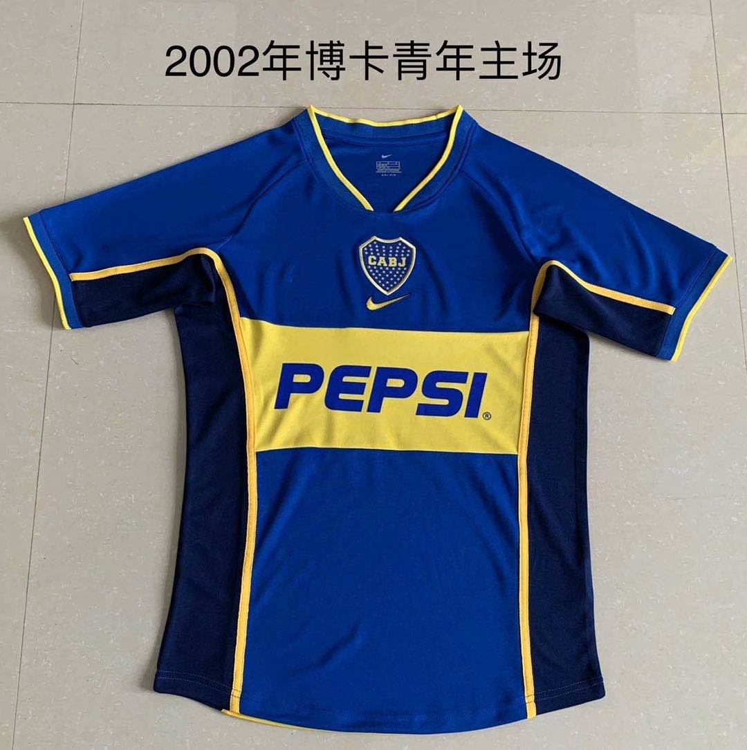 2002 Boca Home Retro Soccer Jerseys Yupoo