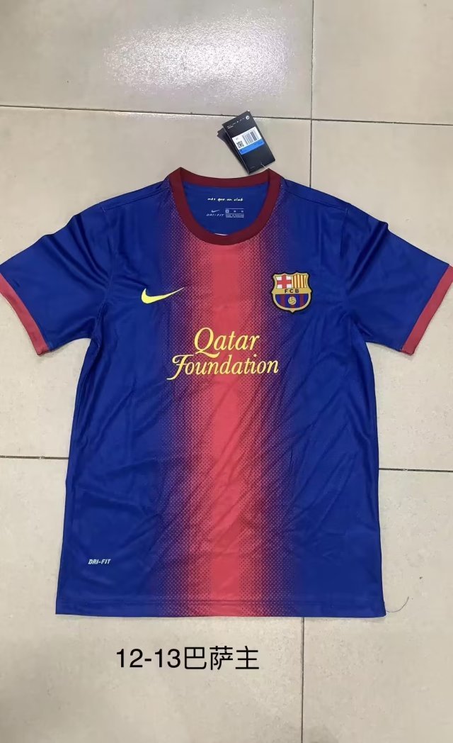 12-13 Messi GRIEZMANN Home Retro Soccer Jerseys Yupoo