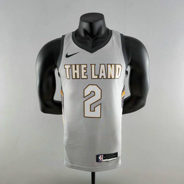 2018 Irving #2 Cleveland Cavaliers Grey NBA Jersey S-XXL