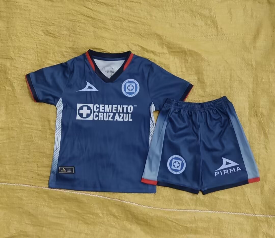 24-25 Cruz Azul Third Kids Yupoo Soccer Jerseys