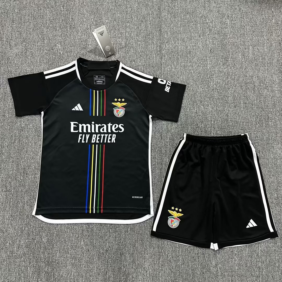 23-24 Benfica Away Kids Soccer Jerseys Yupoo