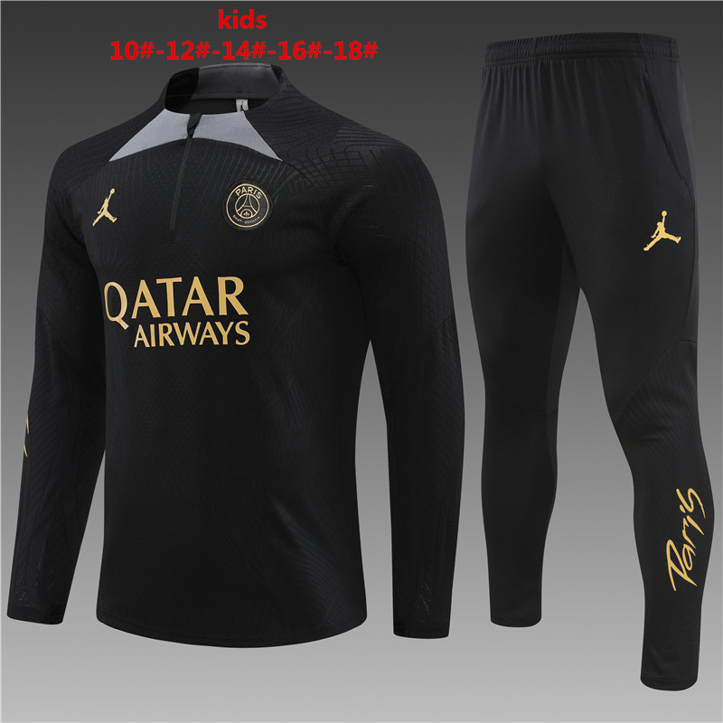 23-24 Paris Kids Player Long Sleeve Training Suit Yupoo