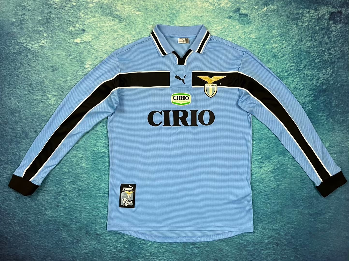 1998-00 Lazio Away Retro Long Sleeve Soccer Jerseys Yupoo