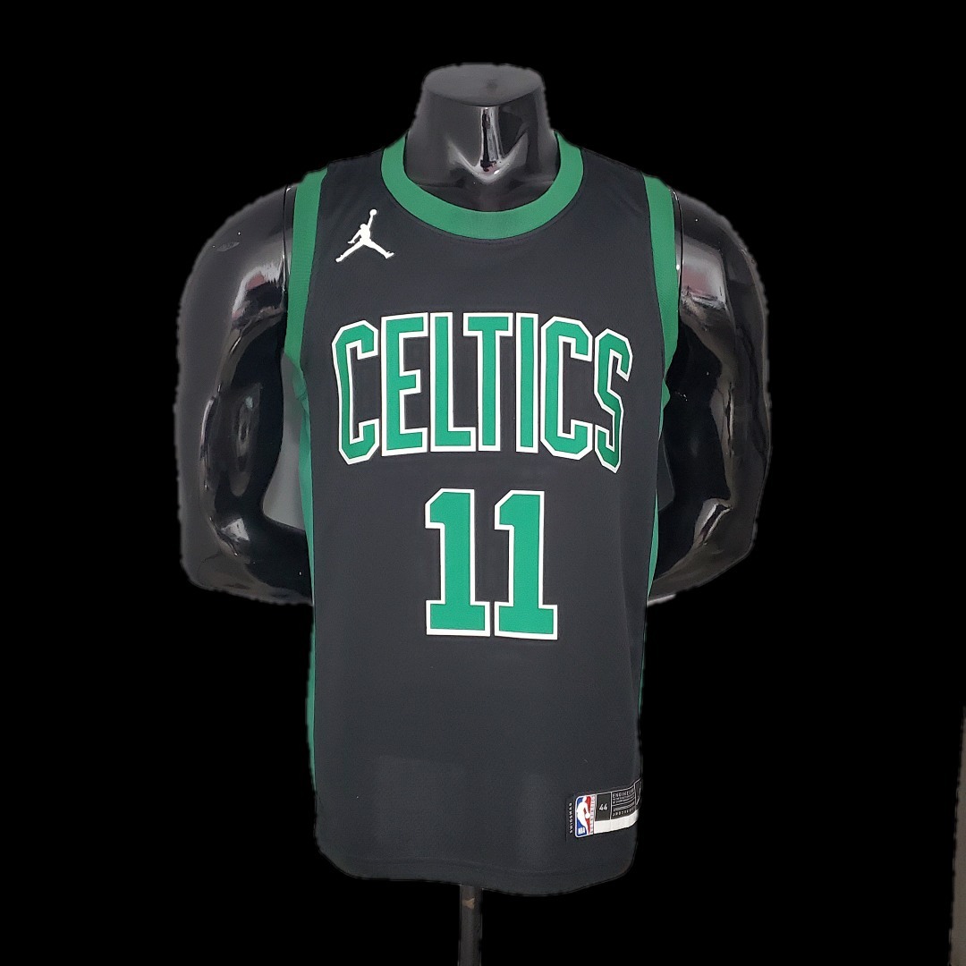 Irving #11 Celtics White Jordan theme black NBA jersey Size:S-XXL